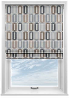 Soho, Duckegg - Twist&Fit Roman Blind